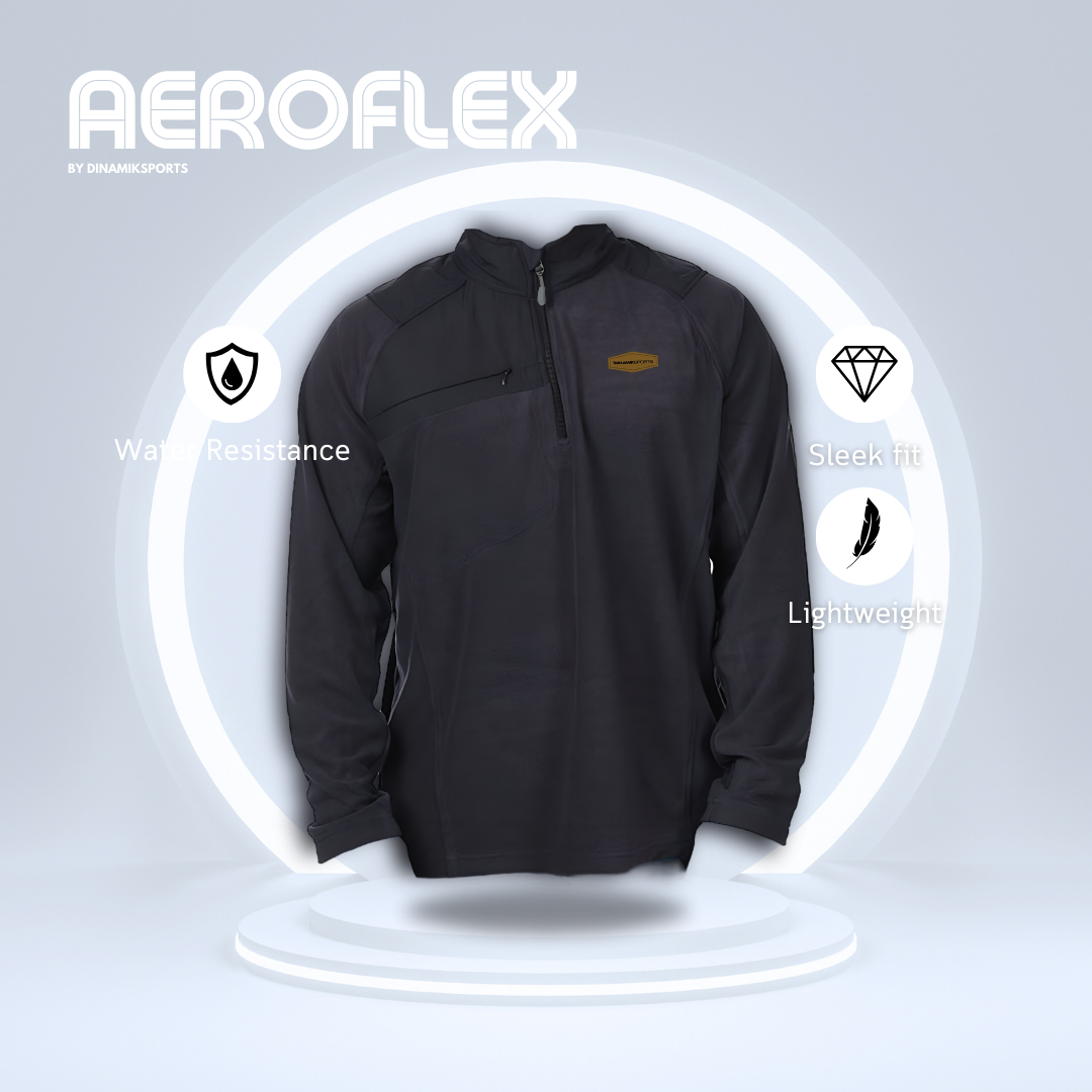 AeroFlex Quarter-Zip Jacket – Lightweight Activewear by DINAMIKSPORTS