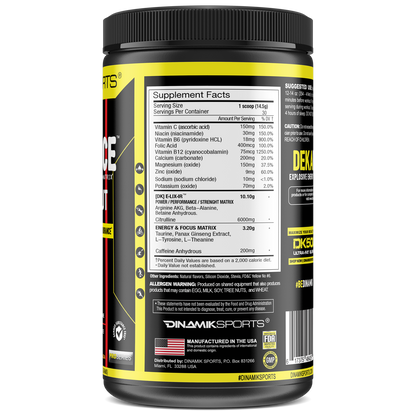 DINAMIK SPORTS - DEKAFORCE PRE-WORKOUT